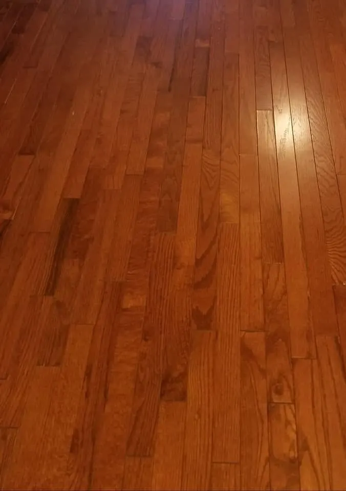 Classic red oak hardwood flooring